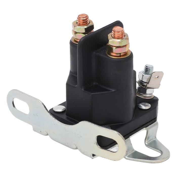 Cyclingcolors Solénoïde Relais Démarreur Universel 12V 100A 4 Pôles – Pour Tondeuse, Tracteur, Motoculture