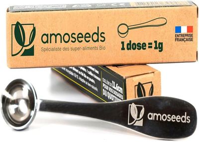 Cuillère Doseuse Matcha 1g En Acier Inoxydable 18/10 - Idée Cadeau Pour Amateurs De Thé - Longueur 12cm