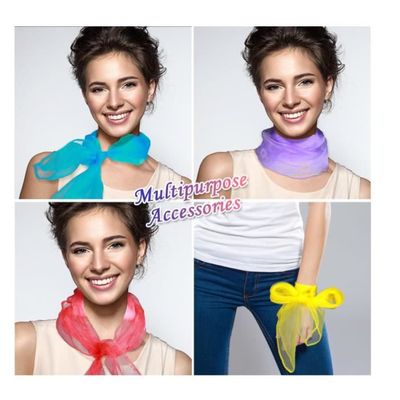 JRSHIRLEYLTD – Lot 21 Serviettes De Jonglage 60x60 Cm – Mousseline De Soie – Multicolores – Pour Gym, Danse, Spectacle