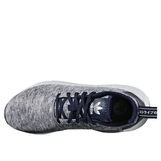 Chaussures Adidas Nmd R2 Uas Homme Gris Lacets Textile Gris Cdiscount Chaussures