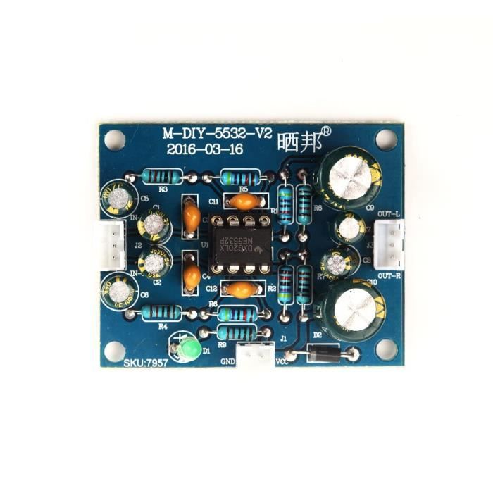 Module pré-amplificateur OP-AMP HiFi NE5532 - Module de ...