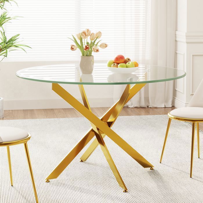 Table Ronde Transparente