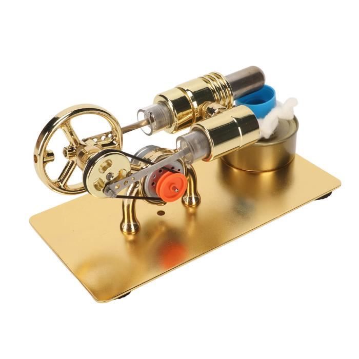 Kit de modèle de moteur Stirling, nouveau réservoir intéressant en forme de voiture, modèle physique scientifique pour l'apprentissage, accessoires, cadeaux