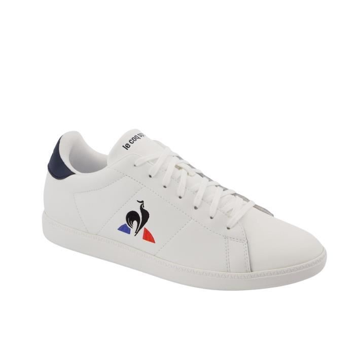 Baskets Le Coq Sportif Courtset optical white 43 Optical white Cdiscount Chaussures