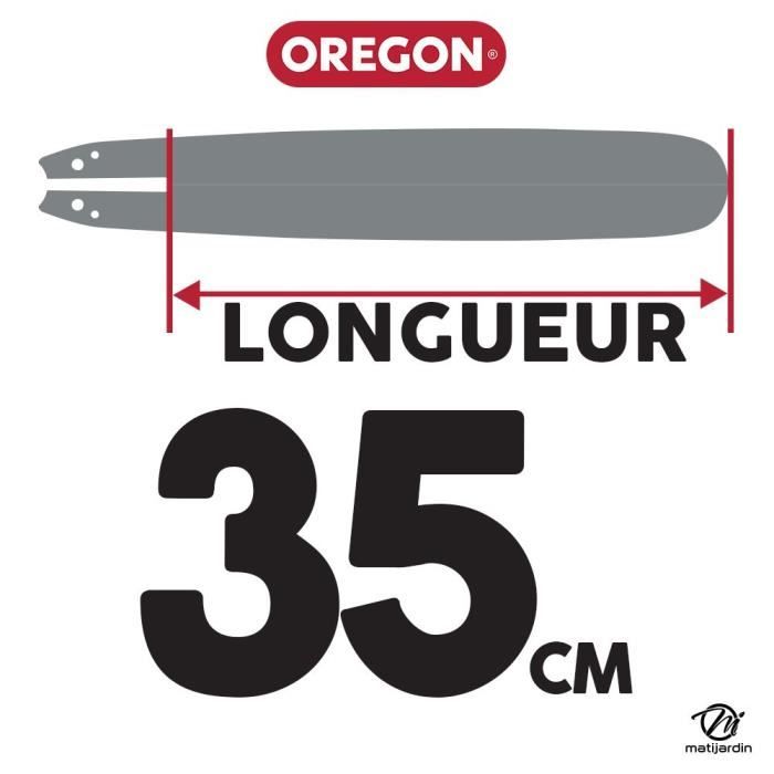 Chaîne Oregon pour tronçonneuse 3/8 1,1 mm - OREGON - 50 maillons - Gouge  profil demi rond - Cdiscount Jardin