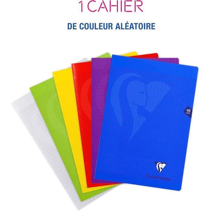 Cahier Clairefontaine Mimesys 17x22 cm 48 p Séyès vert