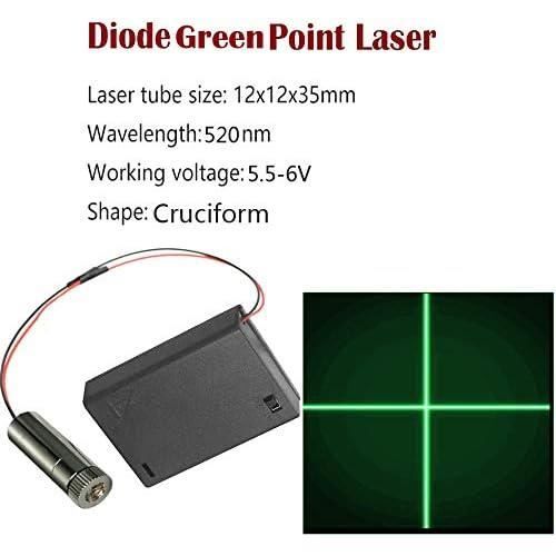 CTRICALVER 1 stuk 650nm 3-5V rode laser kruismodule diode w/driver
