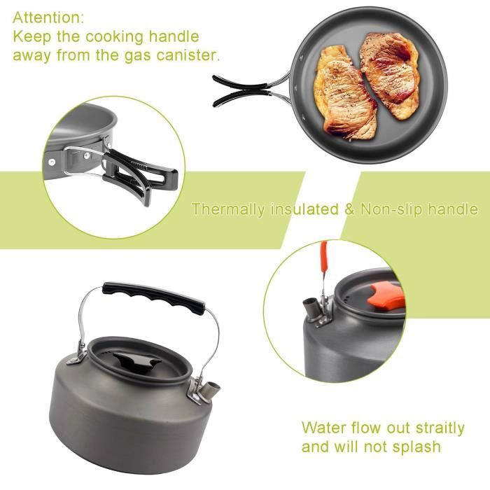 Pots à eau en fer pour Camping en plein air, théiè... – Grandado