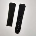 Accessoires pour montre HUBLOT pour hommes et femmes bracelet en caoutchouc étanche noir only black strap|19mm -MEAI24032-2
