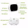 Babyphone vidéo sans fil - Marque - Modèle - Vision nocturne infrarouge - Ecran LCD 3.5"-2