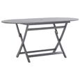 🍀8590Haute qualité Magnifique-Table de jardin Pliante Table de Camping Pique Nique- Table de reception pliante - 160 x 85 x 75 cm B-2