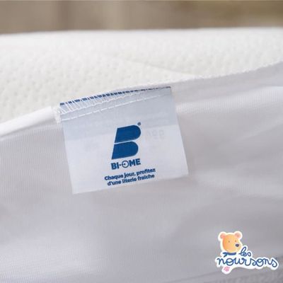 Protège-matelas 70x140 cm imperméable en coton et polyester blanc - Orca  Sénégal