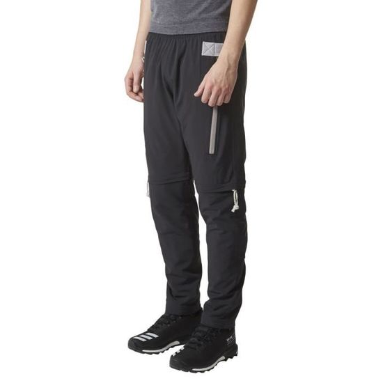 Pantalon de randonnee ADIDAS Day One Wind Pants II Outdoor Noir Homme Adulte Montagne Respirant Noir Cdiscount Sport