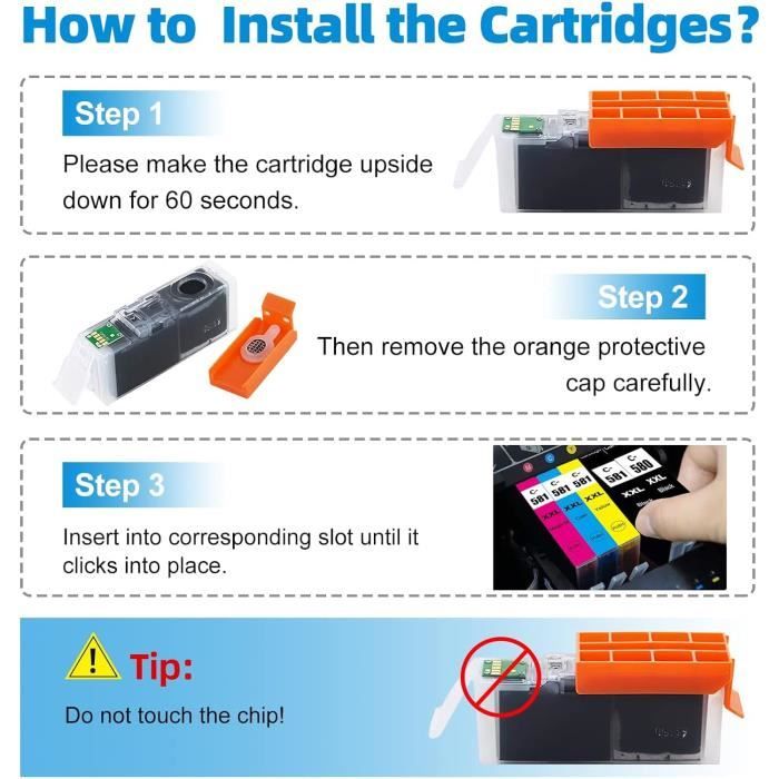 Pgi 580 Cli 581 Xxl Cartouches D Encre Pour Canon 580 581 Cartouche Pgi 580 Cli 581 Xxl Cartouches D Encre Pour Canon 580 581 Cartouche
