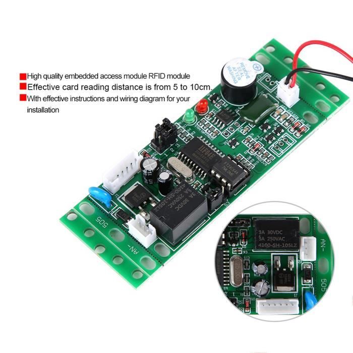 Cikonielf module RFID Carte de contrôle intégrée par module de lecteur ...