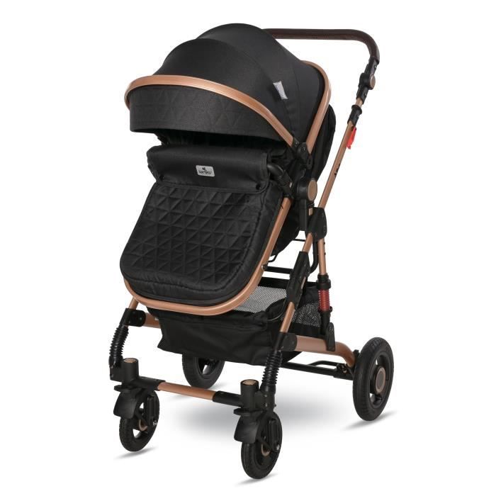 LORELLI Alba Poussette 3en1 citadine compacte pliable Avec nacelle siege auto et sac a langer Jusqu a 15Kg Noir Cdiscount Puericulture Eveil bebe