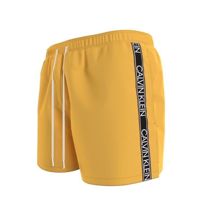 Short de bain Calvin Klein Jeans ref 53137 Jaune Jaune Cdiscount Pret a Porter