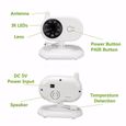Babyphone vidéo sans fil - Marque - Modèle - Vision nocturne infrarouge - Ecran LCD 3.5"-3