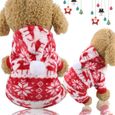 12-XS -Vêtements pour chiens | Nouvelle combinaison hiver,chiot,manteau de chat,Costume d'animaux domestiques,tenue pour petits-3