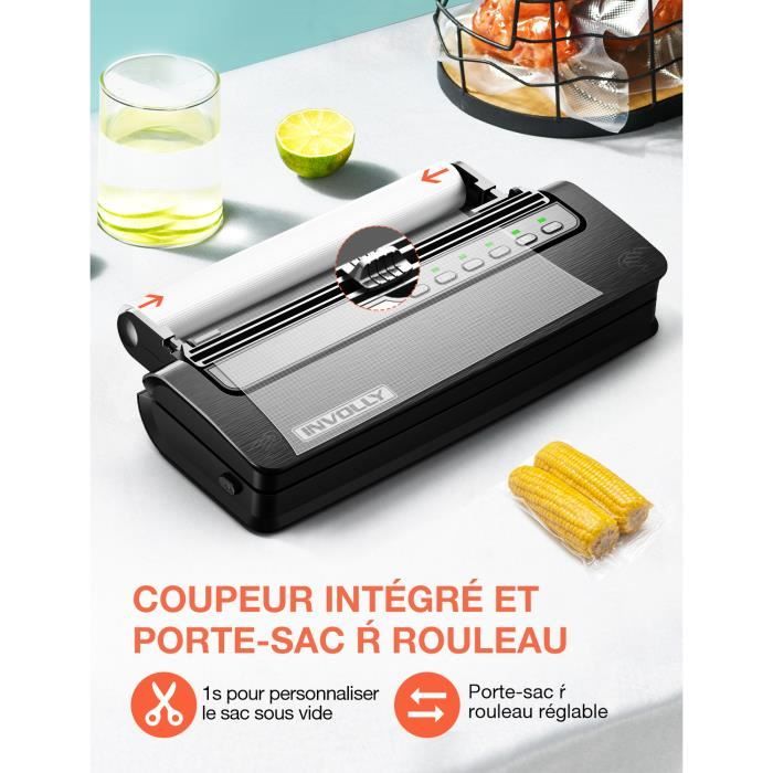 Rouleau machine store sous vide