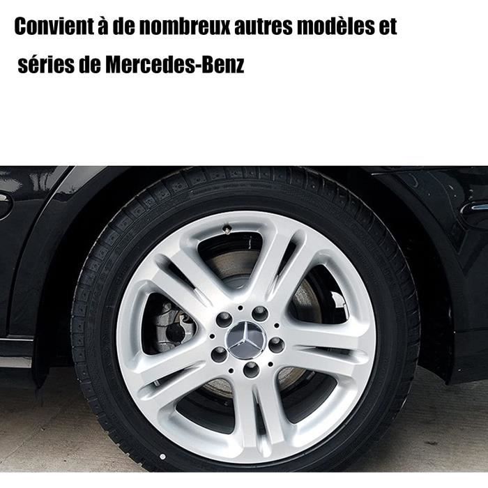 4 pièces Cache Moyeux Compatible with Mercedes Benz 75mm Cache de Roue  Centrale ABS Accessoires de Voiture,A Type - Cdiscount Auto