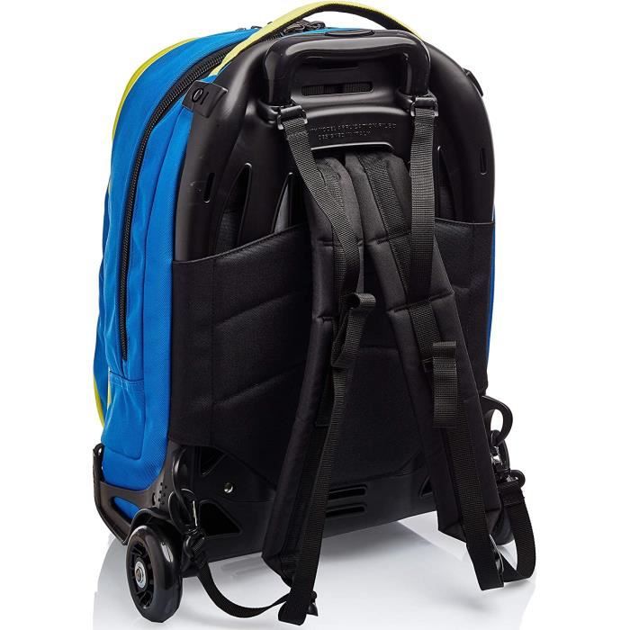 Trolley New Tech Invicta Kupang Blu 3 in 1 Zaino Sganciabile