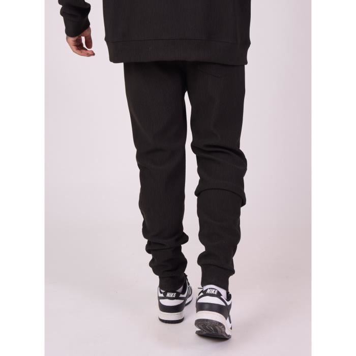 Bas de jogging cotele simple broderie Homme PROJECT X PARIS Noir Fitness Indoor
