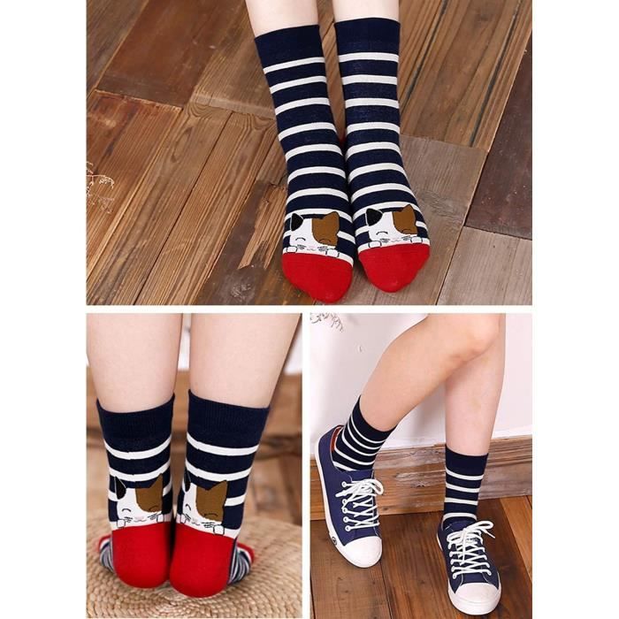 Chaussettes fantaisie femme pas cher hotsell