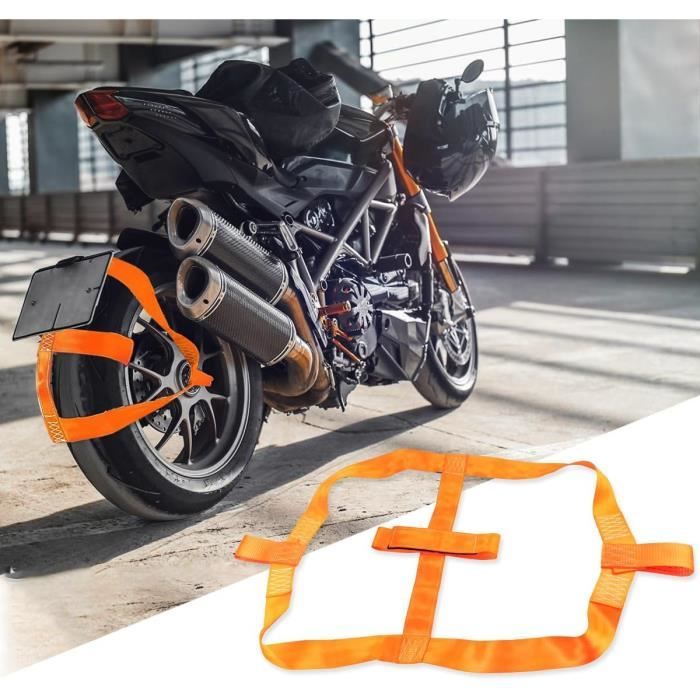 Sangle Remorque Moto, Rail Moto pour Remorque Sangle, Dispositif de  Sécurité pour Le Transport de Moto, Sangle Arrimage Moto[S275]