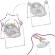 Badabulle Balancelle Electrique Confort - Pliable - Ultra Compact - Arche de jeux amovible, Candy-4