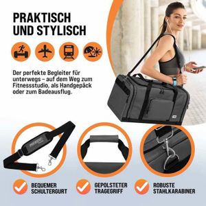 Sac de voyage week-end 26L Cactus sans roulettes - CAM0185 - Couleur principale : NOIR