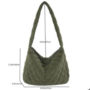 Oukesin Sac à Bandoulière En Toile Pour Femme Sac à Bandoulière Grande Capacité,Blanc