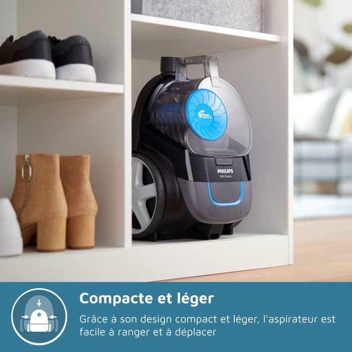 Aspirateur sans sac PHILIPS FC9331/09 Série 3000 PowerPro
