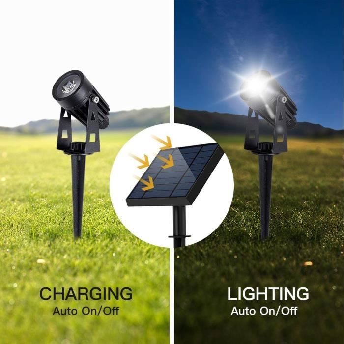 Balise Solaire LED Avec Détecteur De Mouvement CENOVA TALL CORTEN - H50cm, Fixation Ou Plantation, Blanc Chaud, IP44