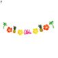 Flamingo anniversaire bannière Bunting Drapeaux