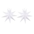 1 PC 30CM papier abat-jour pliant en forme d'étoile blanc suspendus pendentifs décor à  AMPOULE - AMPOULE LED - AMPOULE HALOGENE-0