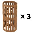 Manchons de protection marron pour troncs d'arbre - GT GARDEN - Lot de 3 - Hauteur 20 cm - Longueur 33 cm-0