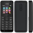 Téléphone mobile - NOKIA - 105 Dual Sim Noir - 1,4'' écran - Radio FM - Autonomie 35 jours-0