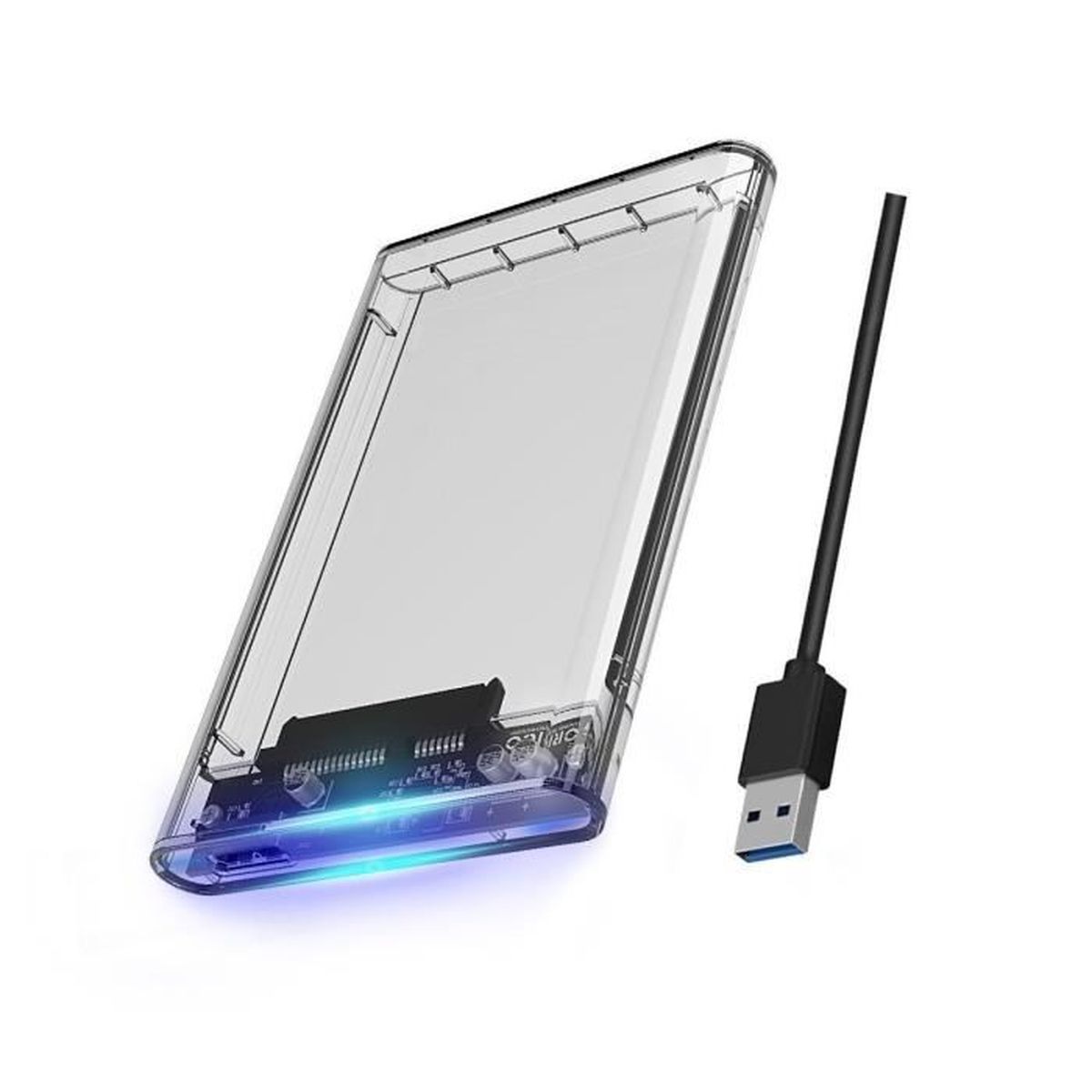 USB 3.0 Boitier Externe pour Disque Dur 2,5/" SATA III 6Gb//s pour HDD et SSD