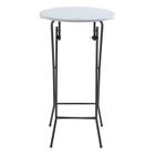OVIALA Table haute de bar Mange debout pliant