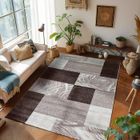 Tapis moderne design - SIMPEX - EMILIE - Marron Beige Blanc - 200 x 290 cm - 100% Polypropylène - Intérieur