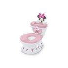 BRIGHT STARTS DISNEY BABY - MINNIE- Mini toilette avec réducteur de lunette de toilette inclus, 2 en 1, MySize, Pot amovible facile à nettoyer