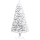 EXBON-Cenic Sapin de Noël artificiel avec LED Blanc 64 cm Fibre optique