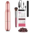 JETLIFETECH Lime a Ongle Electrique, Ponceuse pour Ongles Professionnel, Polisseuse Limeuse Manucure USB, Portable Kit de Manucure Pédicure