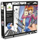 Coffret créatif - SYCOMORE - Layout et marqueurs - Manga Fille - Dès 10 ans