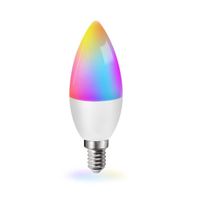 Ampoule intelligente WiFi LED, bougies, couleur changeante, intensité variable, pour Alexa Google Home