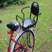 Siège de sécurité pour enfant à vélo - ANNEFLY - Accessoire pour siège arrière - Noir - Garantie 2 ans