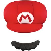 Casquette et Moustache Mario™ Enfant