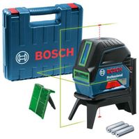 Laser ligne Bosch Professional GCL 2-15 G Portée 15 m + Support rotatif RM1 + Support fixe BM3 - 0601066J00