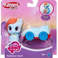 Playskool - My Little Pony - Rainbow et son véhicule - Mixte - 18 mois - Enfant - Bleu